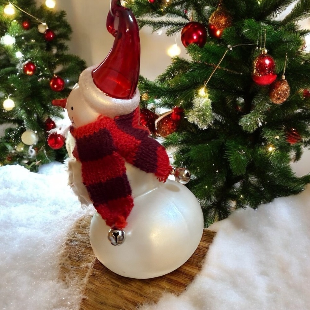 Hallmark Snowman Christmas Ornament with Red Scarf - Picture 2 of 3